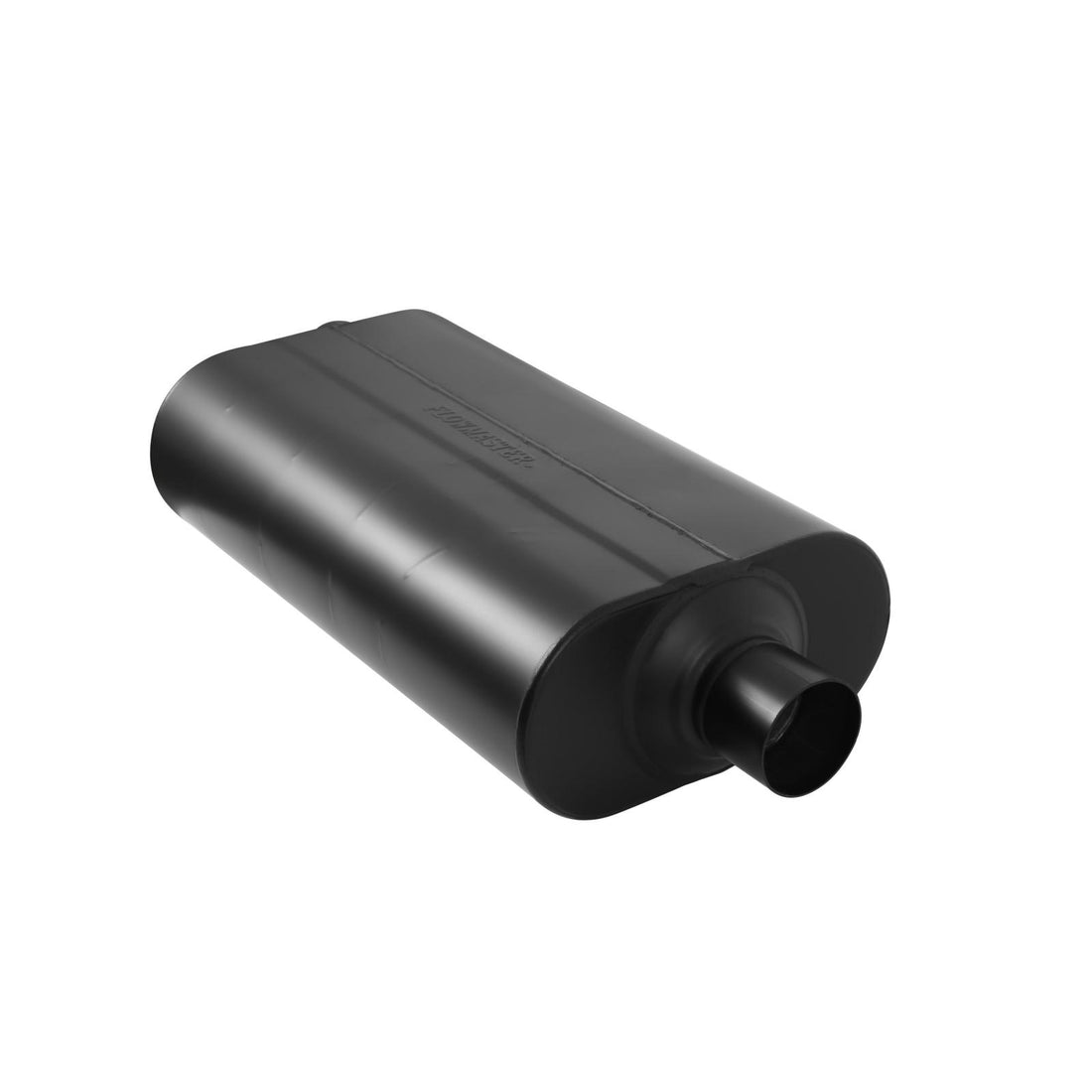 Flowmaster 852556 - Super 50 Series Chambered Muffler Super 50 Stainless Steel 2.50 Offset In 2.50 Center Out Mild Sound Flowmaster 5