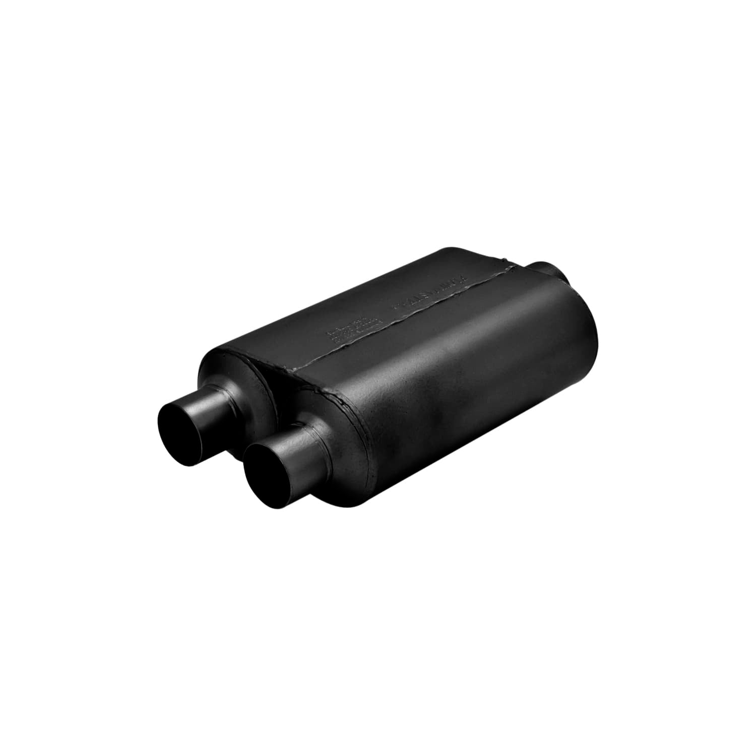 Flowmaster Exhaust Flowmaster 8530452 - Super 40 Series Chambered Muffler Super 40 Stainless Steel 3.00 Center In 2.50 Dual Out Aggressive Sound Flowmaster