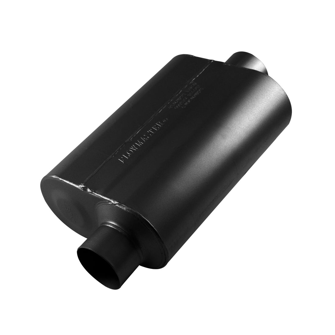 Flowmaster 853046 - Super 40 Series Chambered Muffler Super 40 Stainless Steel 3.00 Offset In 3.00 Center Out Aggressive Sound Flowmaster 5