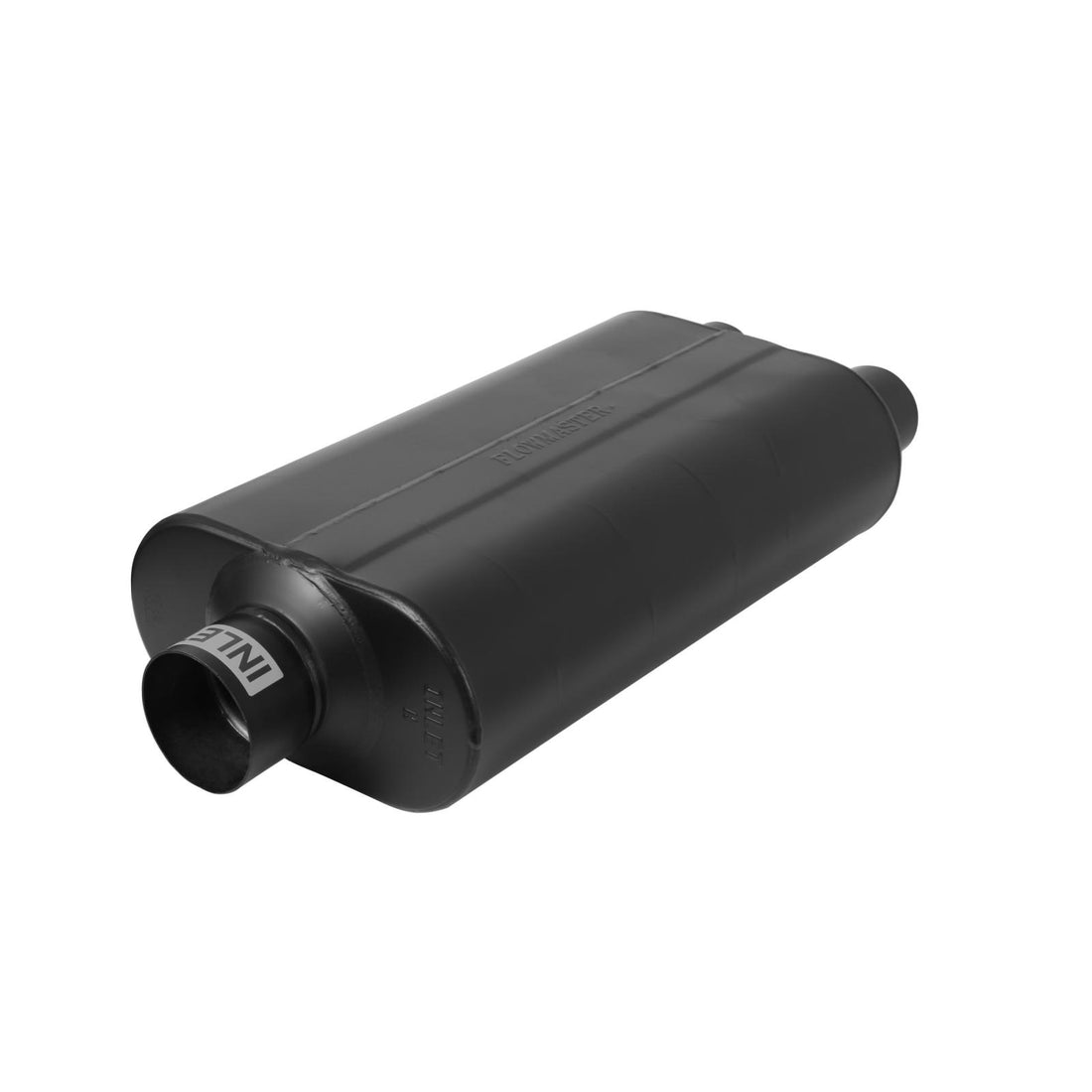Flowmaster 8530552 - Super 50 Series Chambered Muffler Super 50 Stainless Steel 3.00 Center In 2.50 Dual Out Mild Sound Flowmaster 1