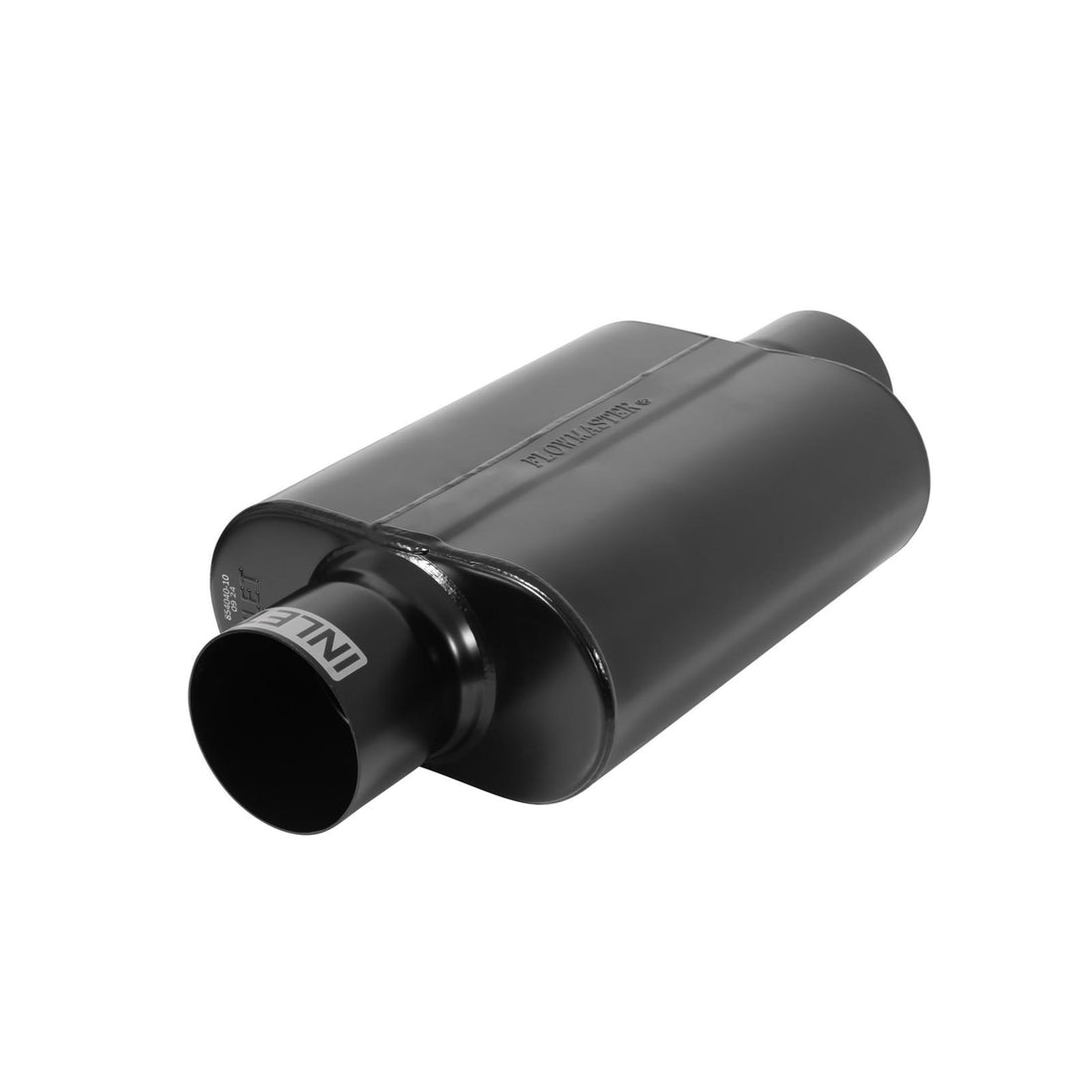 Flowmaster 854040-10 - 40 Series Delta Force Race Muffler Top Ten Race Muffler 409SS 4.00 Center In 4.00 Center Out Aggressive Sound Flowmaster 1