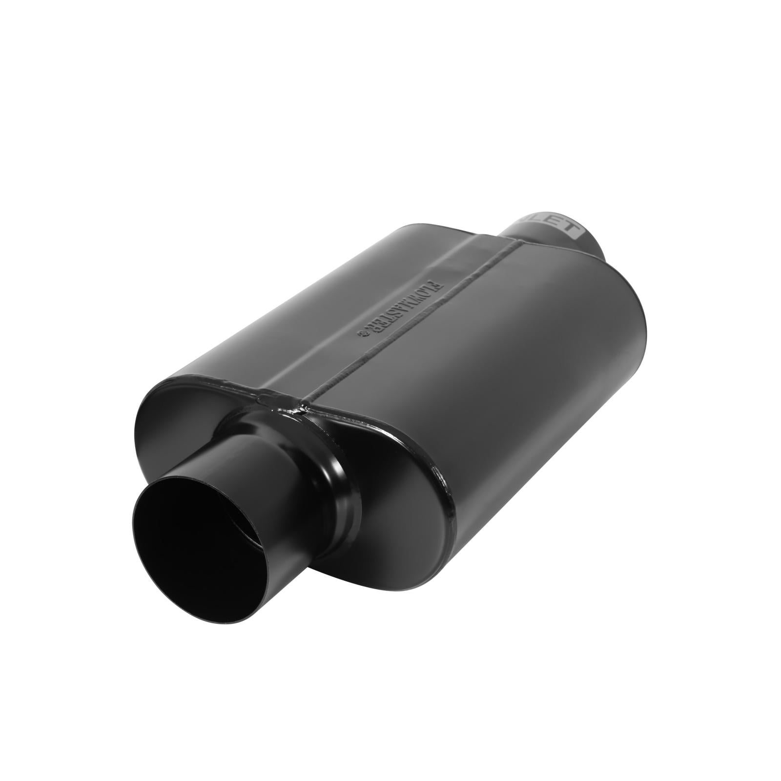 Flowmaster 854040-10 - 40 Series Delta Force Race Muffler Top Ten Race Muffler 409SS 4.00 Center In 4.00 Center Out Aggressive Sound Flowmaster 3