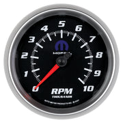 AutoMeter 880024 - GAUGE, TACHOMETER, 3 3/8", 10K RPM, IN-DASH, BLACK, MOPAR 3
