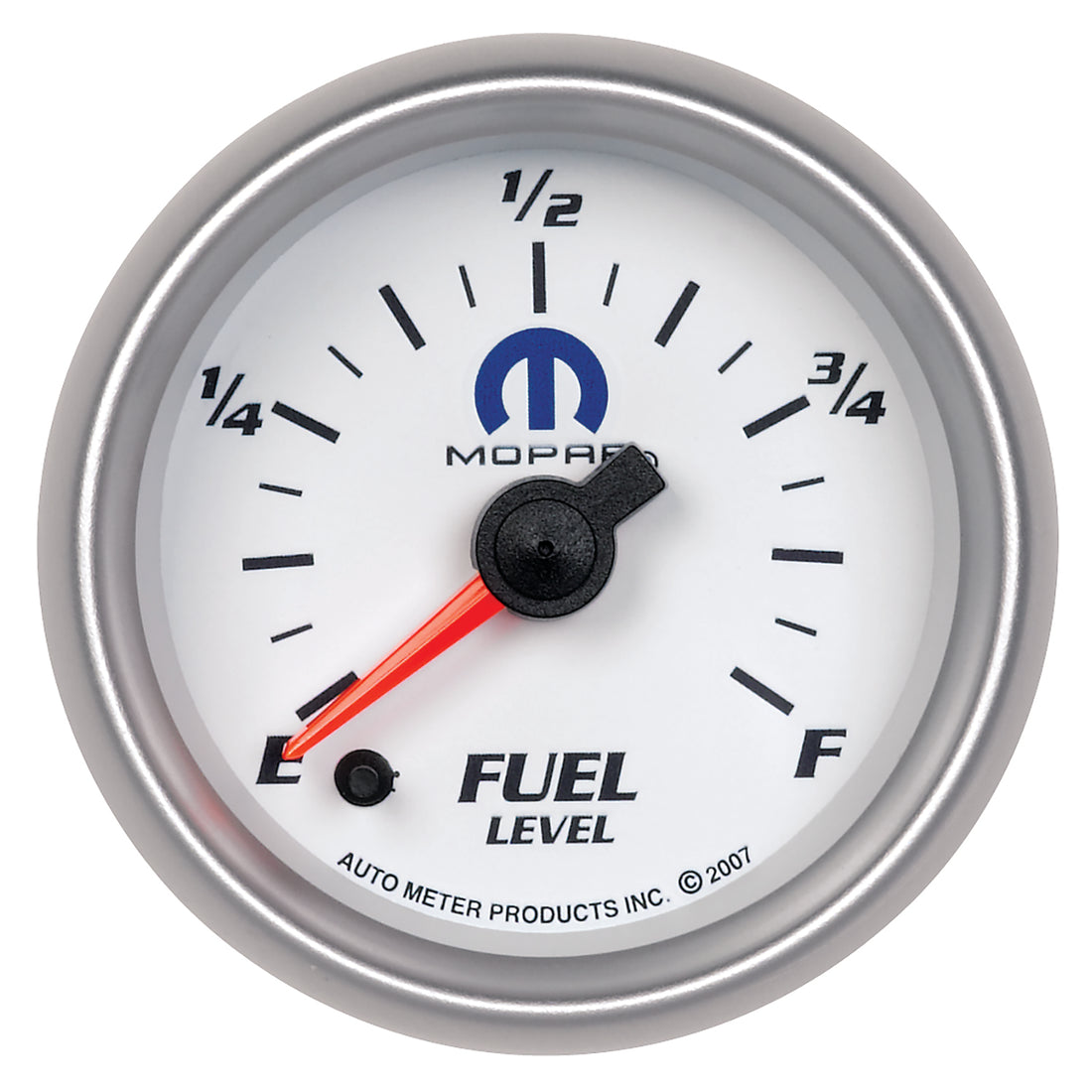 AutoMeter 880027 - GAUGE, FUEL LEVEL, 2 1/16", 0-280O PROGRAMMABLE, WHITE, MOPAR 3
