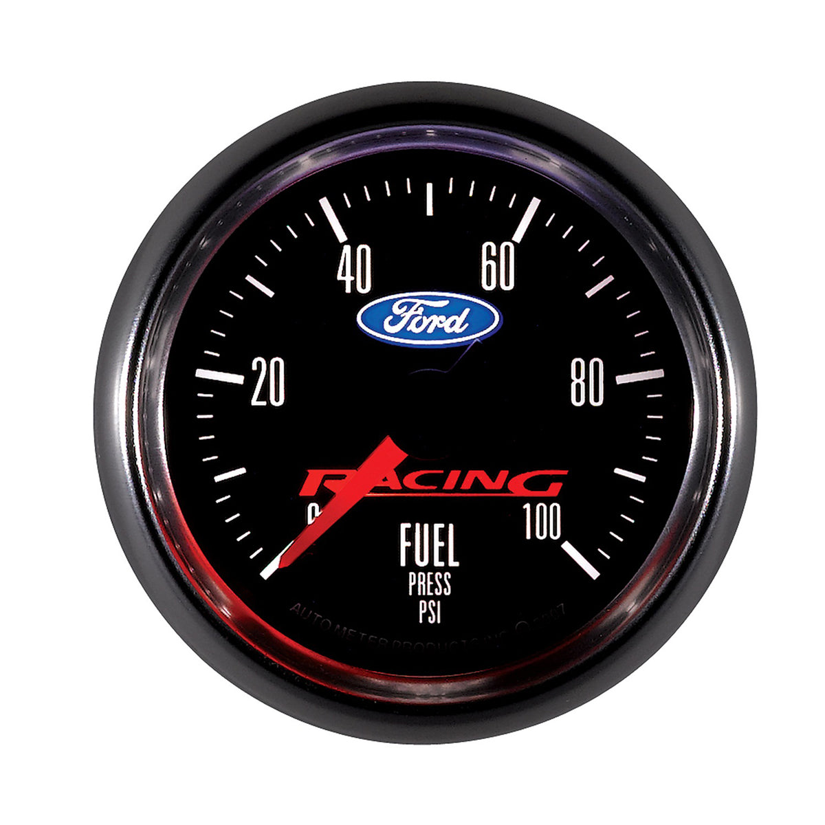 AutoMeter 880080 - GAUGE, FUEL PRESS, 2 1/16", 100PSI, DIGITAL STEPPER MOTOR, FORD RACING 4