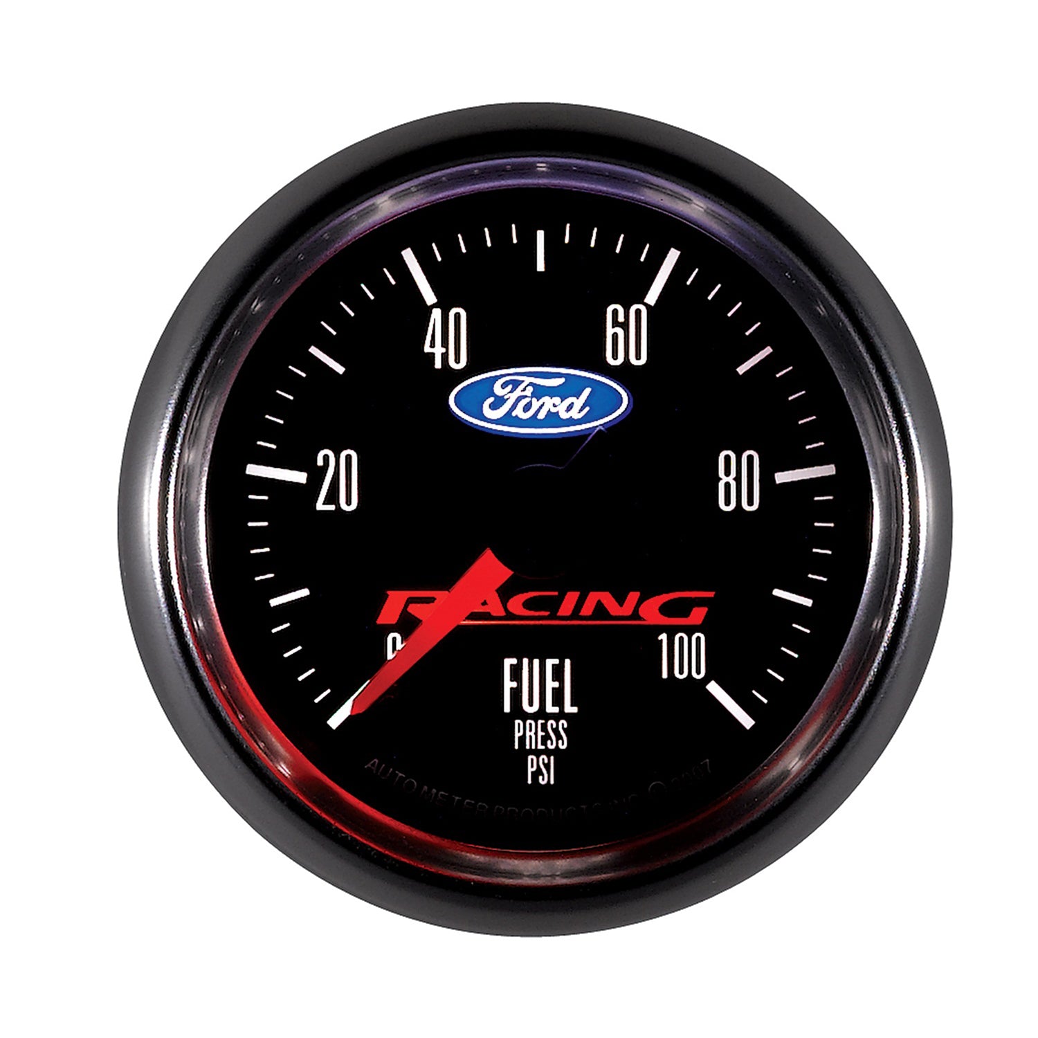 AutoMeter 880080 - GAUGE, FUEL PRESS, 2 1/16", 100PSI, DIGITAL STEPPER MOTOR, FORD RACING 4
