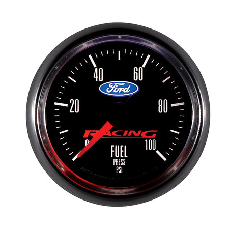 AutoMeter 880080 - GAUGE, FUEL PRESS, 2 1/16", 100PSI, DIGITAL STEPPER MOTOR, FORD RACING 4