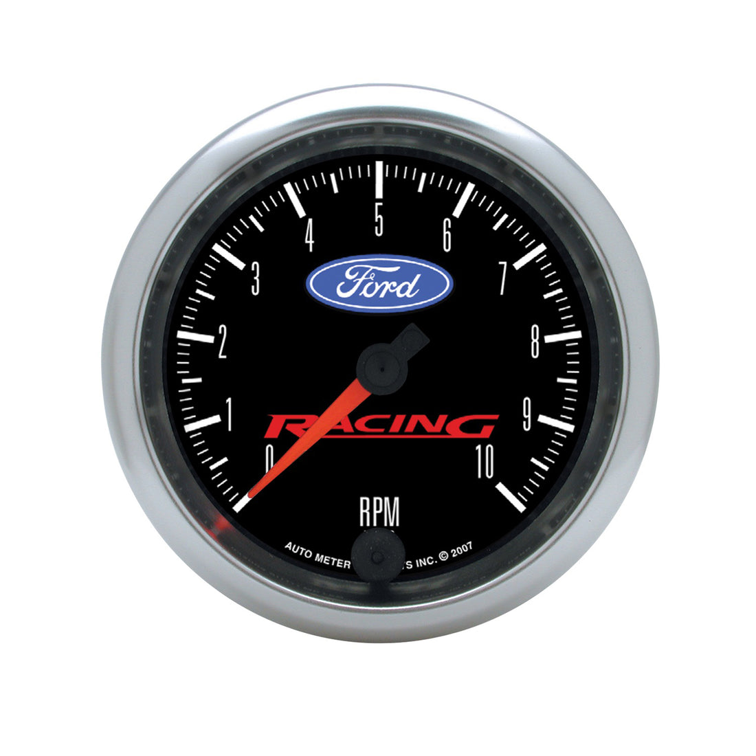 AutoMeter 880084 - GAUGE, TACHOMETER, 3 3/8", 10K RPM, IN-DASH, FORD RACING 3