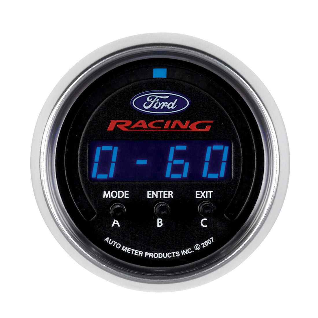 AutoMeter 880089 - GAUGE, PERF METER, 2 1/16", 1/4 MILE/HP/0-60/60-0/G FORCES, DIGITAL, FORD RACING 3