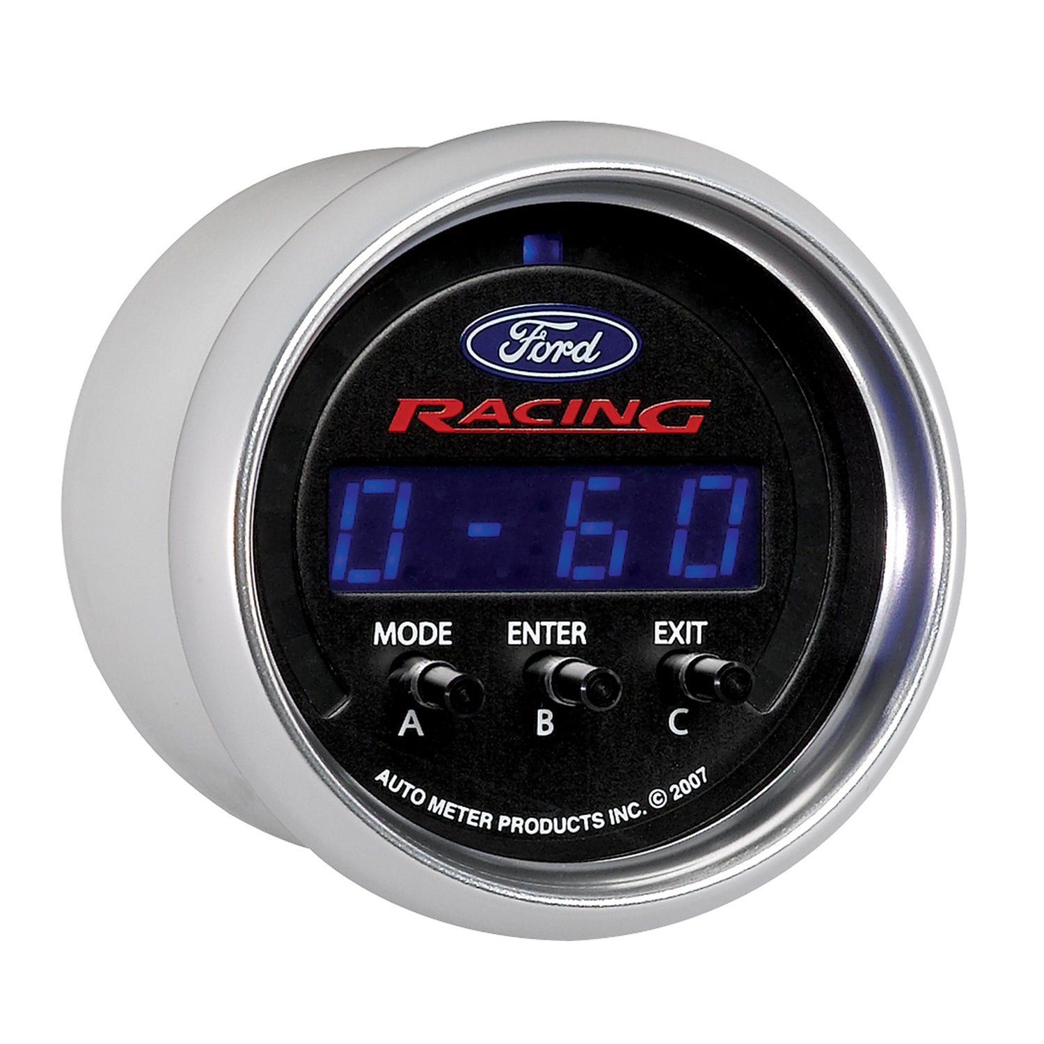 AutoMeter 880089 - GAUGE, PERF METER, 2 1/16", 1/4 MILE/HP/0-60/60-0/G FORCES, DIGITAL, FORD RACING 5