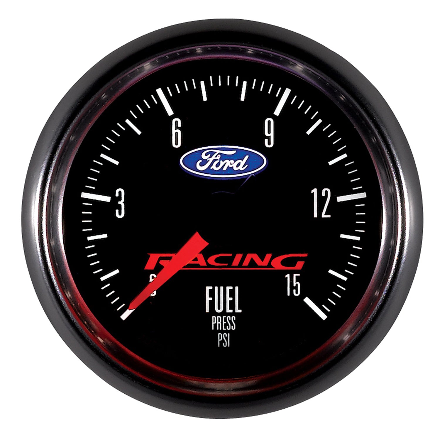 AutoMeter 880107 - GAUGE, FUEL PRESS, 2 1/16", 15PSI, DIGITAL STEPPER MOTOR, FORD RACING 4