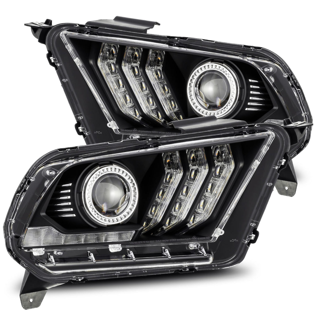 AlphaRex 880115 - LED Projector Headlights in Black 2