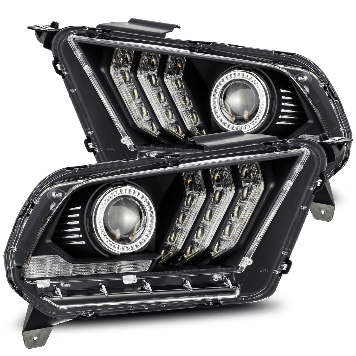 AlphaRex 880115 - LED Projector Headlights in Black 2