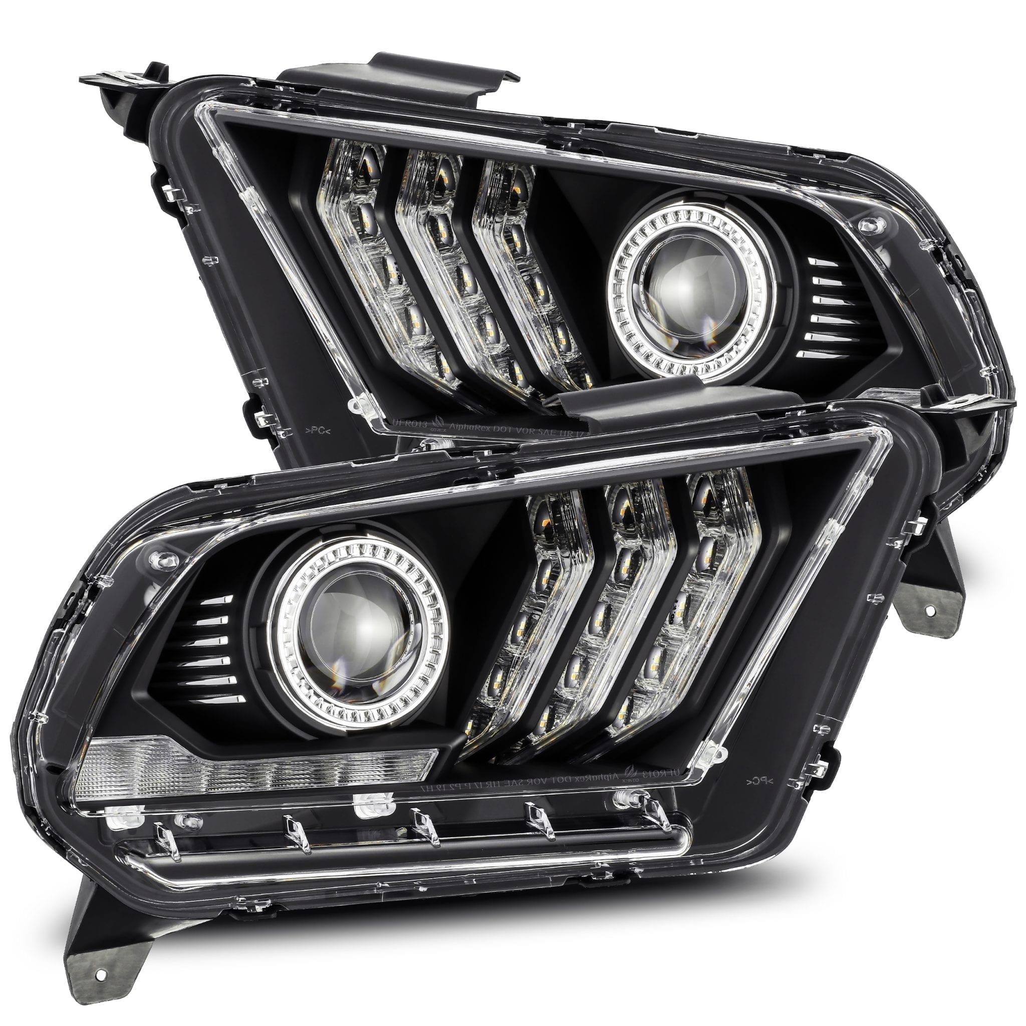 AlphaRex 880115 - LED Projector Headlights in Black 2
