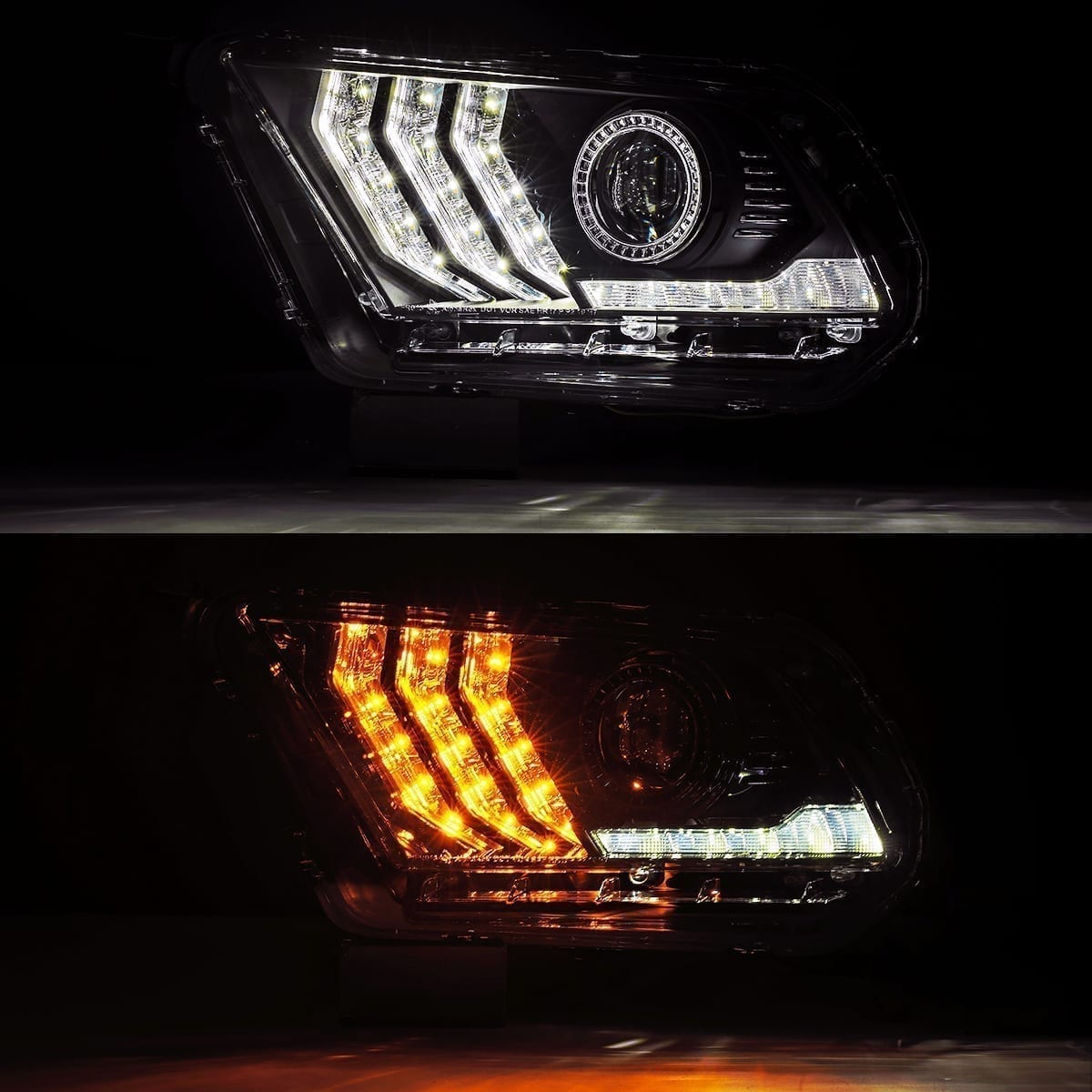 AlphaRex 880115 - LED Projector Headlights in Black 4