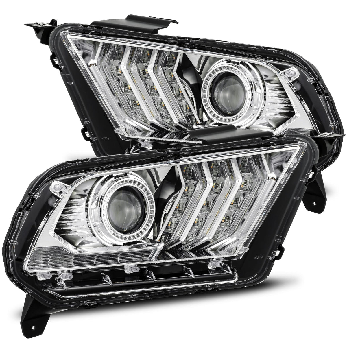 AlphaRex 880117 - LED Projector Headlights in Chrome 3