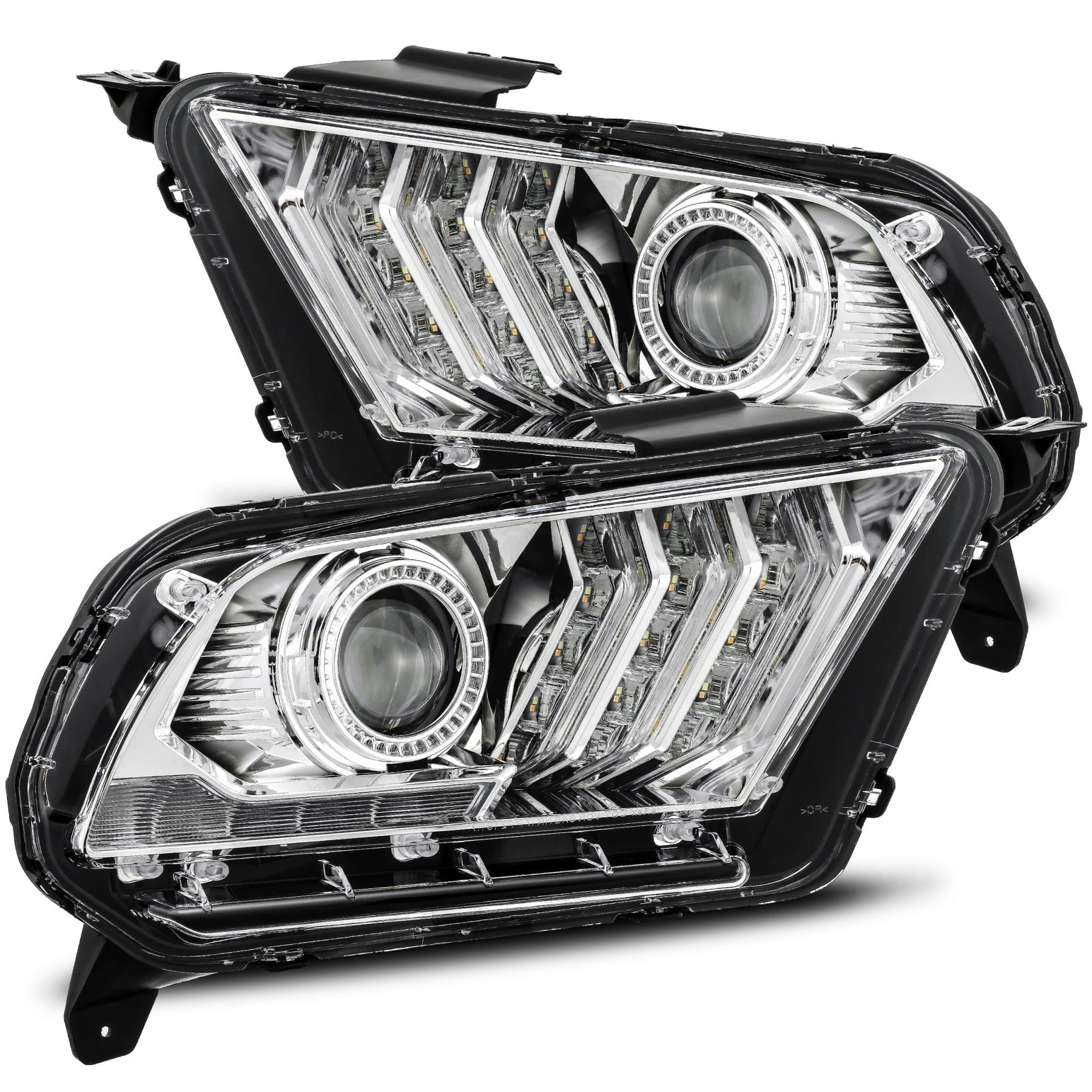 AlphaRex 880117 - LED Projector Headlights in Chrome 3