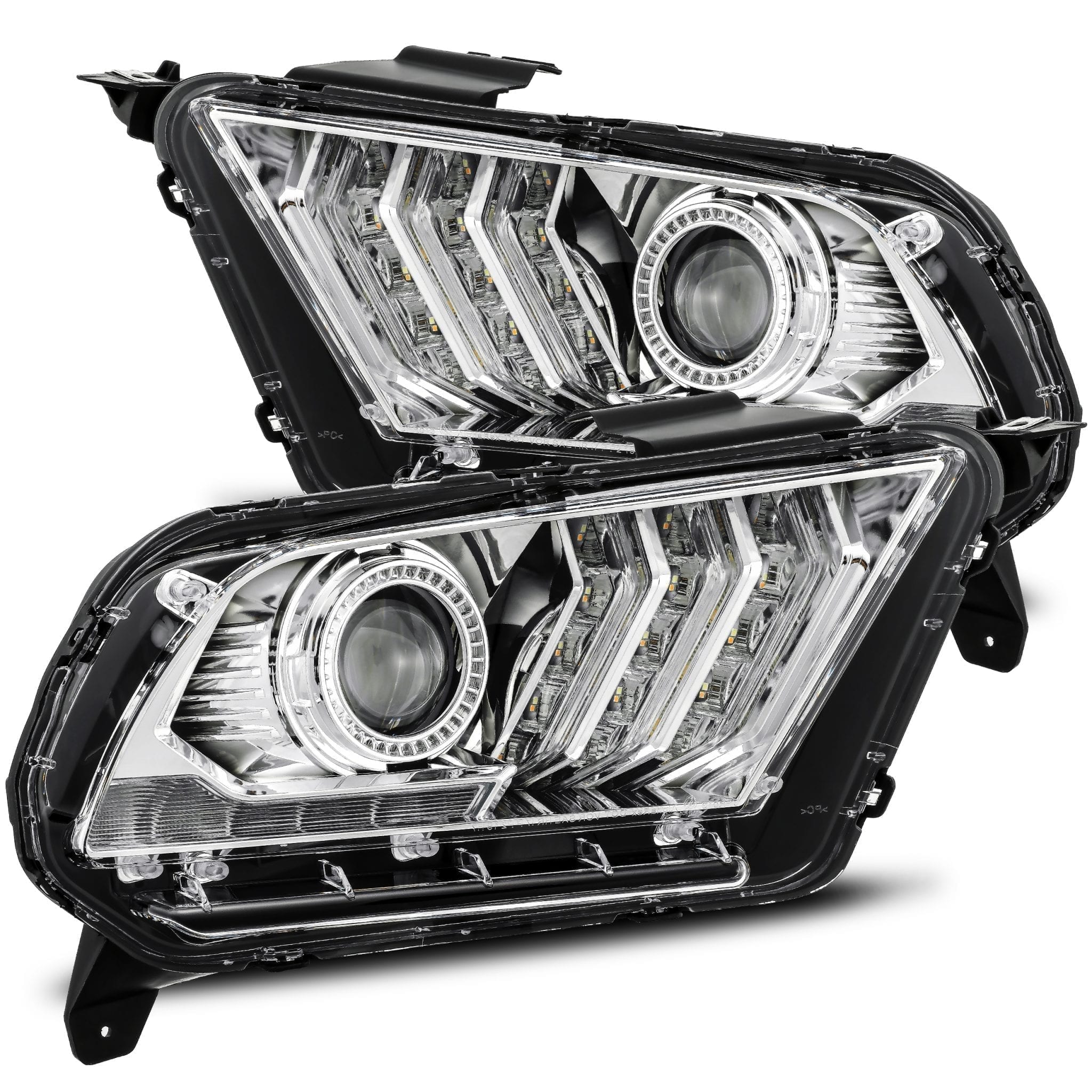 AlphaRex 880117 - LED Projector Headlights in Chrome 3