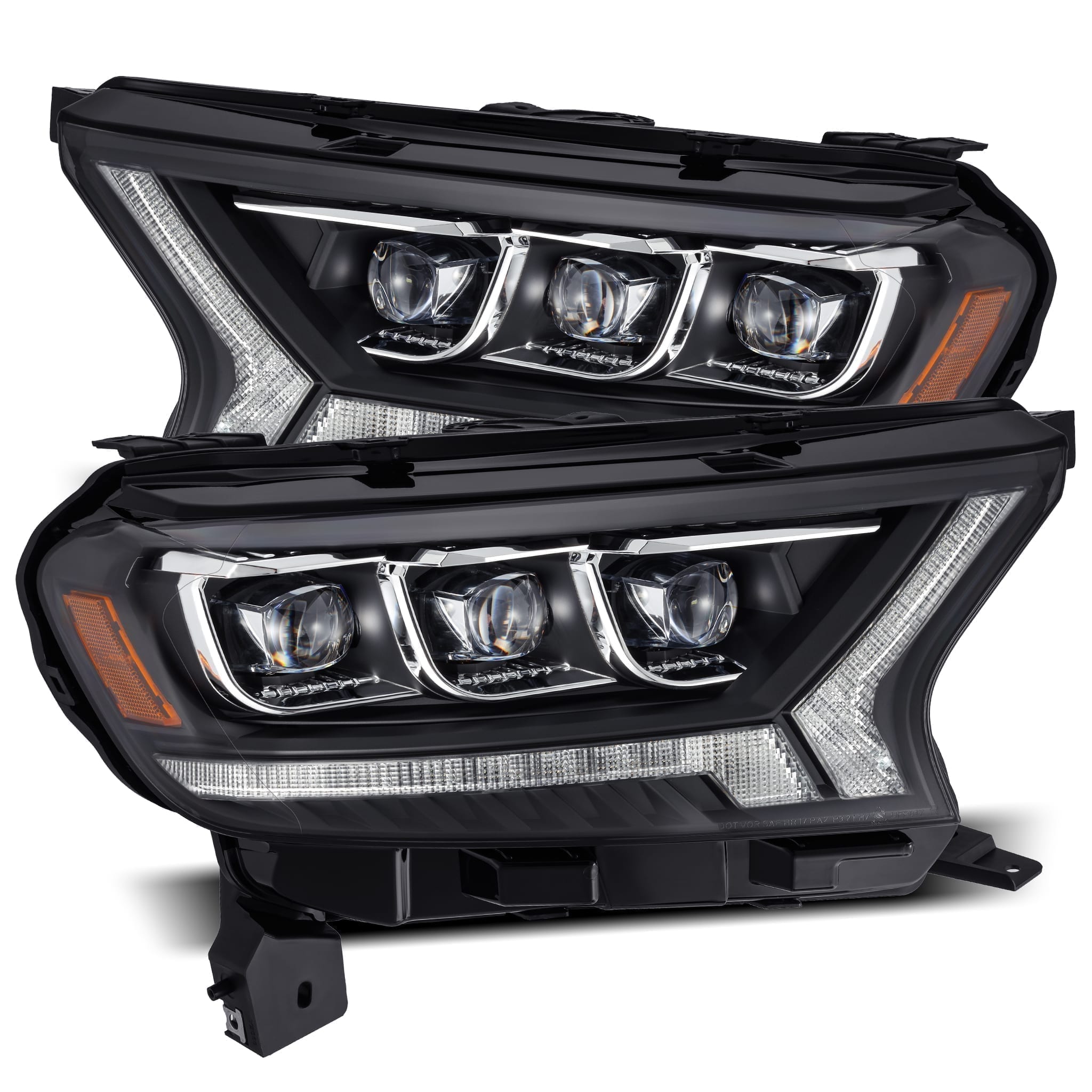 AlphaRex 880124 - LED Projector Headlights in Black 2