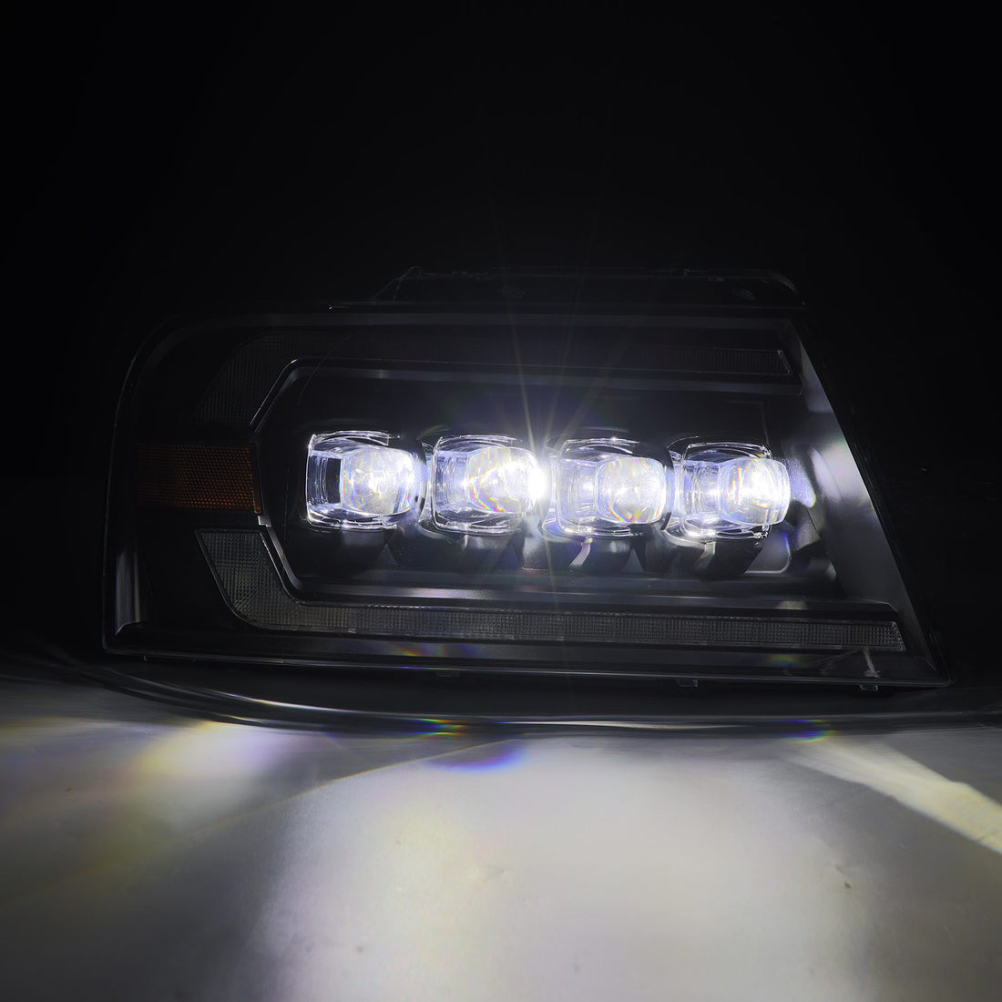 AlphaRex 880128 - LED Projector Headlights in Black