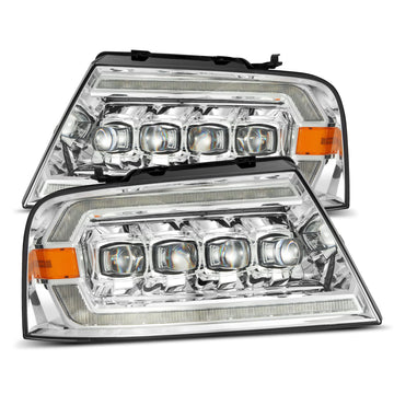 AlphaRex 880129 - LED Projector Headlights in Chrome 2