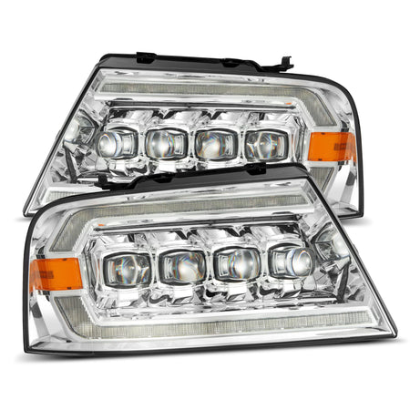 AlphaRex 880129 - LED Projector Headlights in Chrome 2