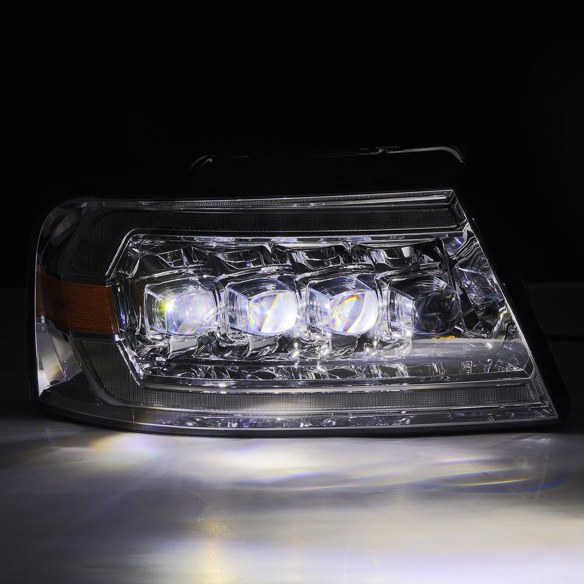 AlphaRex 880129 - LED Projector Headlights in Chrome