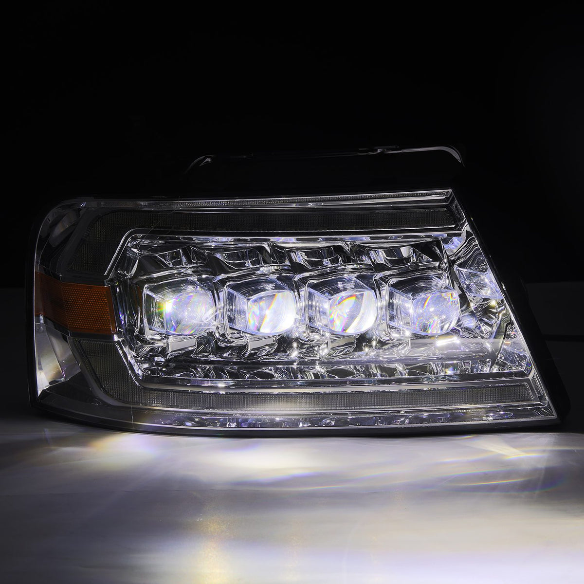 AlphaRex 880129 - LED Projector Headlights in Chrome