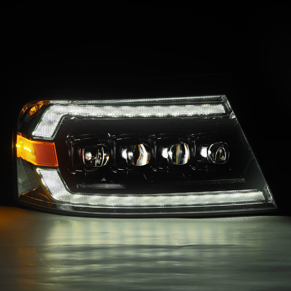 AlphaRex 880130 - LED Projector Headlights in Alpha-Black