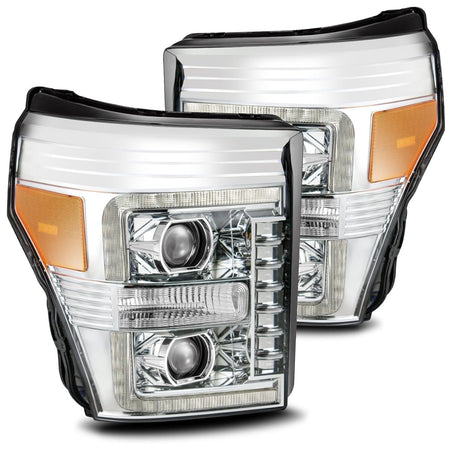 AlphaRex 880145 - LED Projector Headlights in Chrome 2