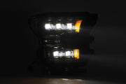 AlphaRex 880163 - LED Projector Headlights Plank Style Design Midnight Black 5