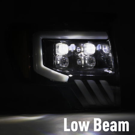 AlphaRex 880192 - LED Projector Headlights Plank Style Design Black 5