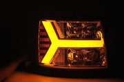 AlphaRex 880207 - LED Projector Headlights Plank Style Design Chrome 5