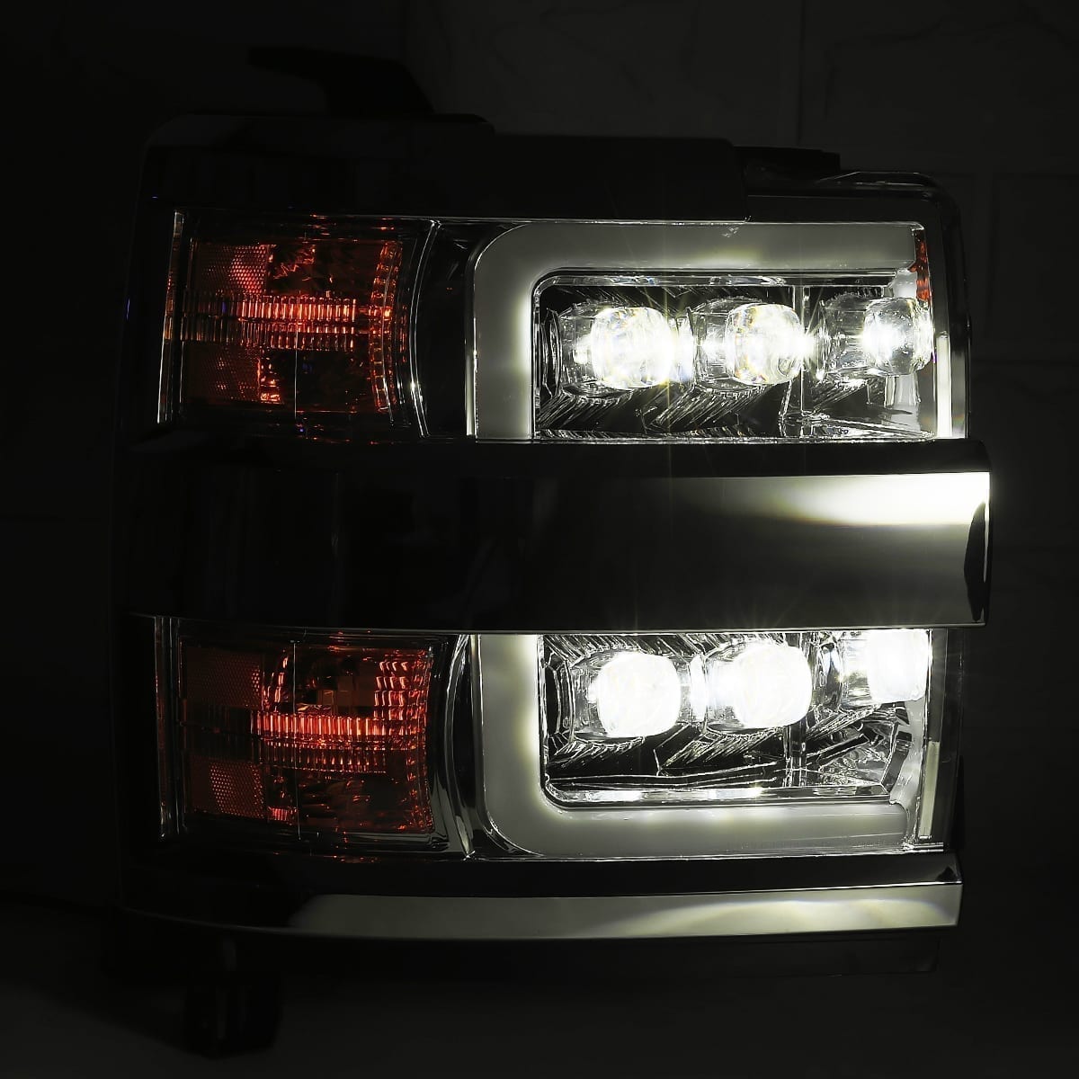AlphaRex 880229 - LED Projector Headlights in Jet Black