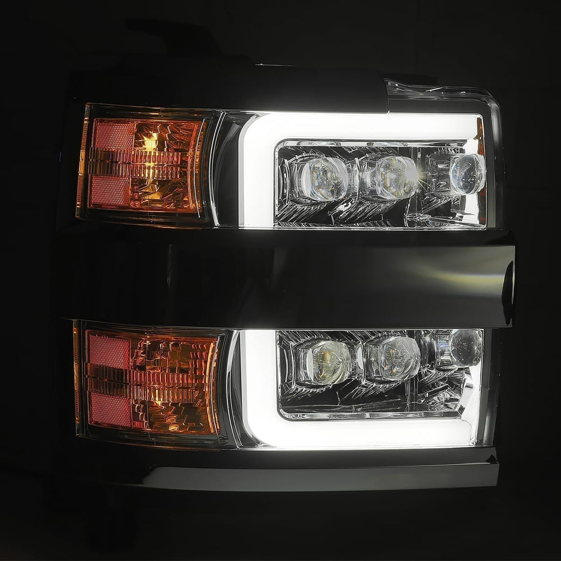 AlphaRex 880229 - LED Projector Headlights in Jet Black