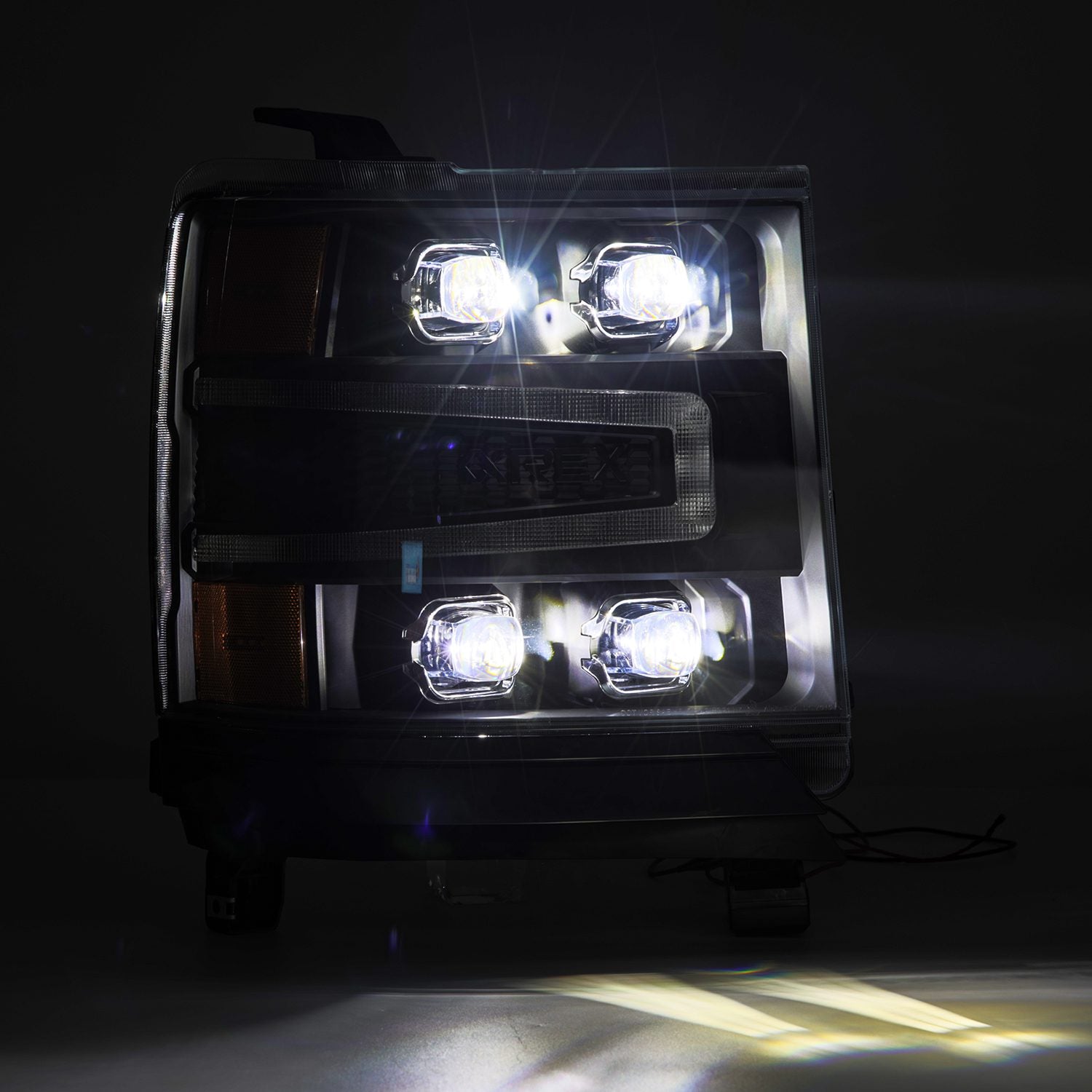 AlphaRex 880237 - LED Projector Headlights in Black