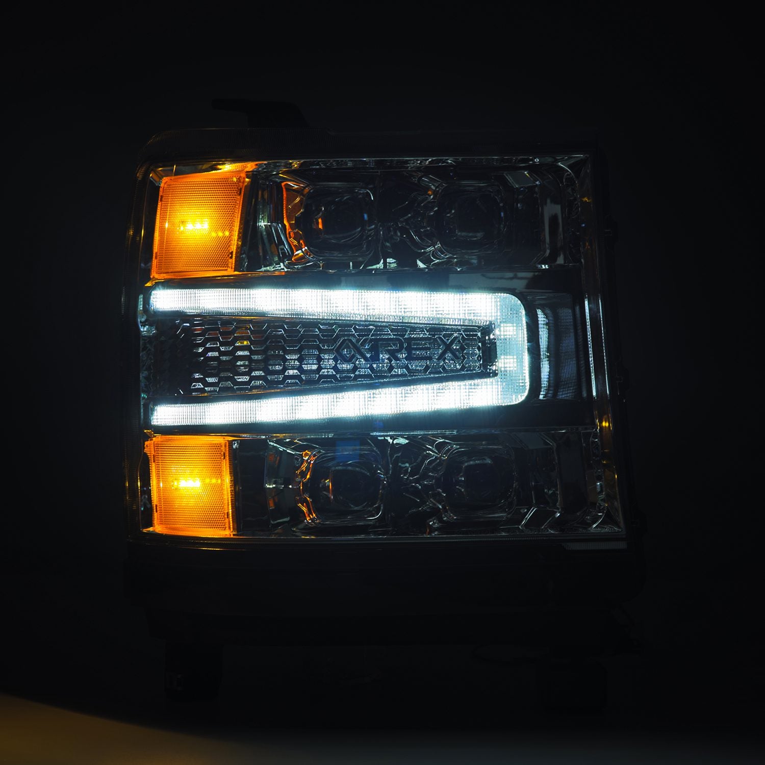 AlphaRex 880238 - LED Projector Headlights in Chrome 4