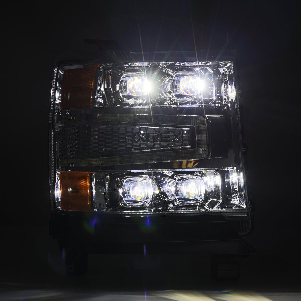 AlphaRex 880238 - LED Projector Headlights in Chrome