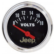 AutoMeter 880242 - GAUGE, VOLTMETER, 2 1/16", 18V, ELEC, JEEP 4