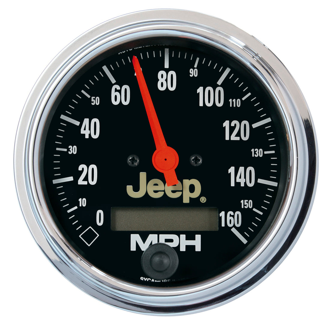 AutoMeter 880244 - GAUGE, SPEEDOMETER, 3 3/8", 160MPH, ELEC. PROGRAMMABLE, JEEP 3