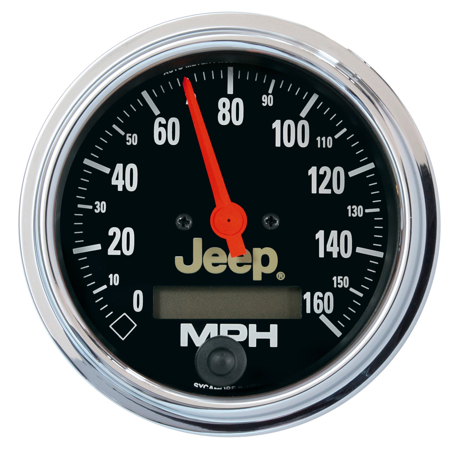 AutoMeter 880244 - GAUGE, SPEEDOMETER, 3 3/8", 160MPH, ELEC. PROGRAMMABLE, JEEP 3