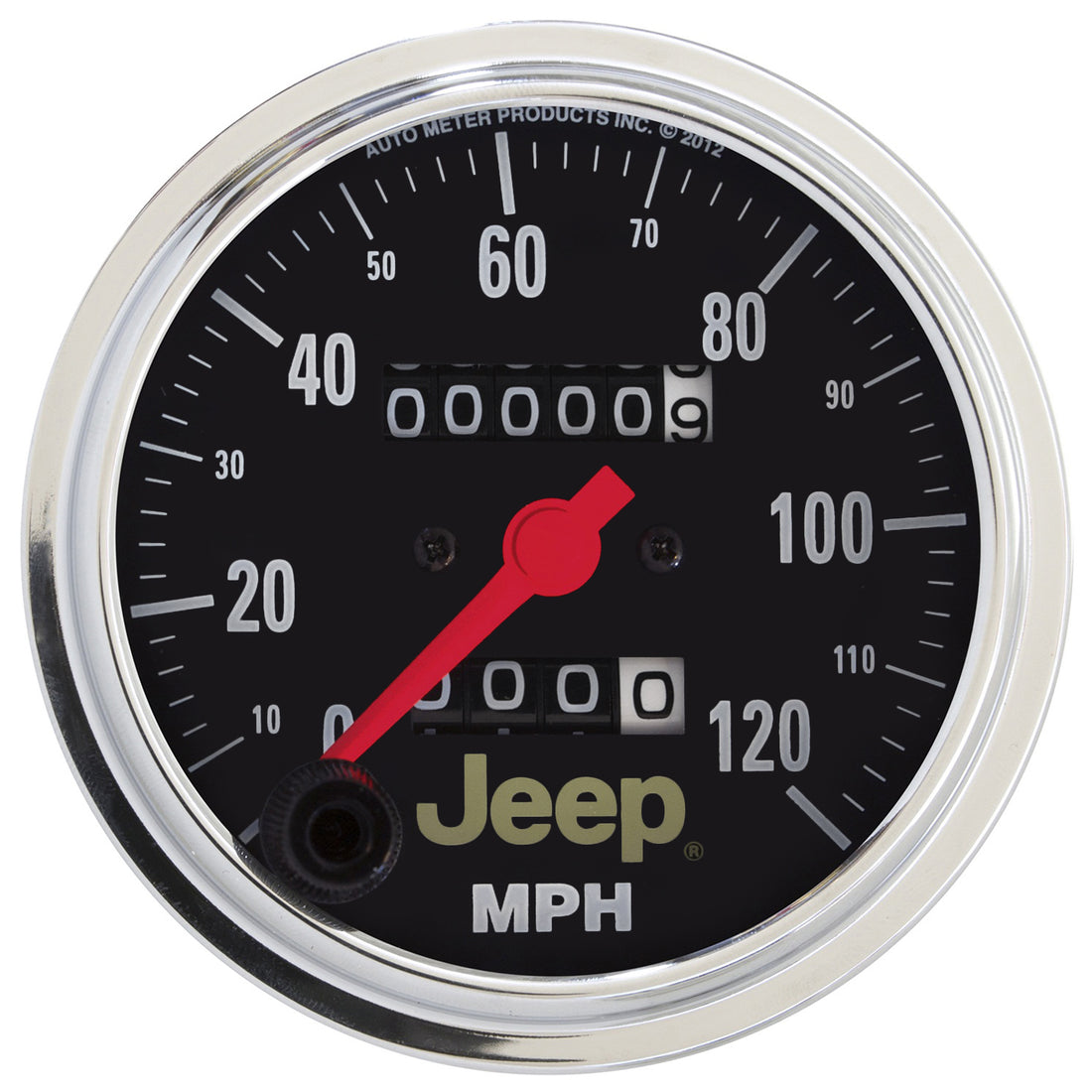 AutoMeter 880245 - GAUGE, SPEEDOMETER, 3 3/8", 120MPH, MECHANICAL, JEEP 3