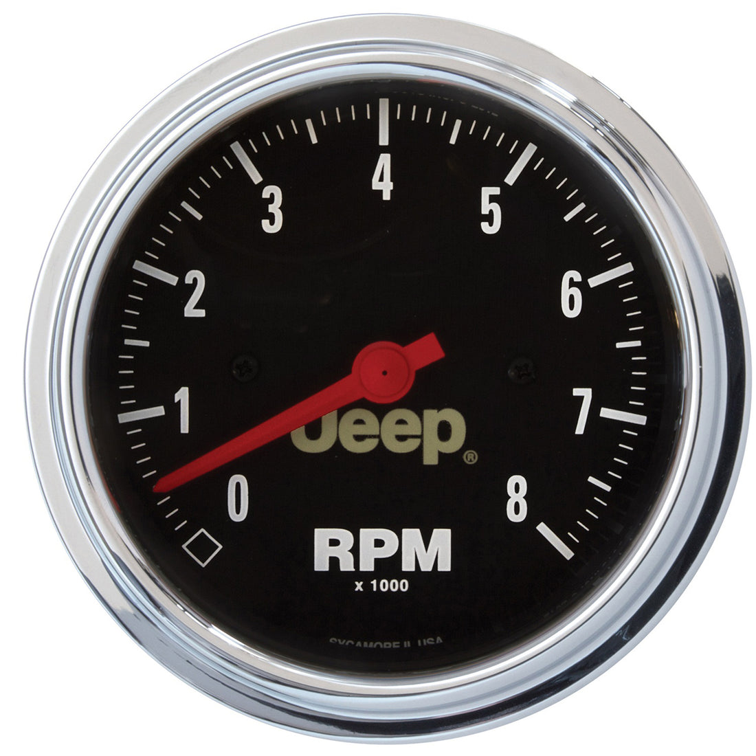 AutoMeter 880246 - GAUGE, TACHOMETER, 3 3/8", 8K RPM, IN-DASH, JEEP 3