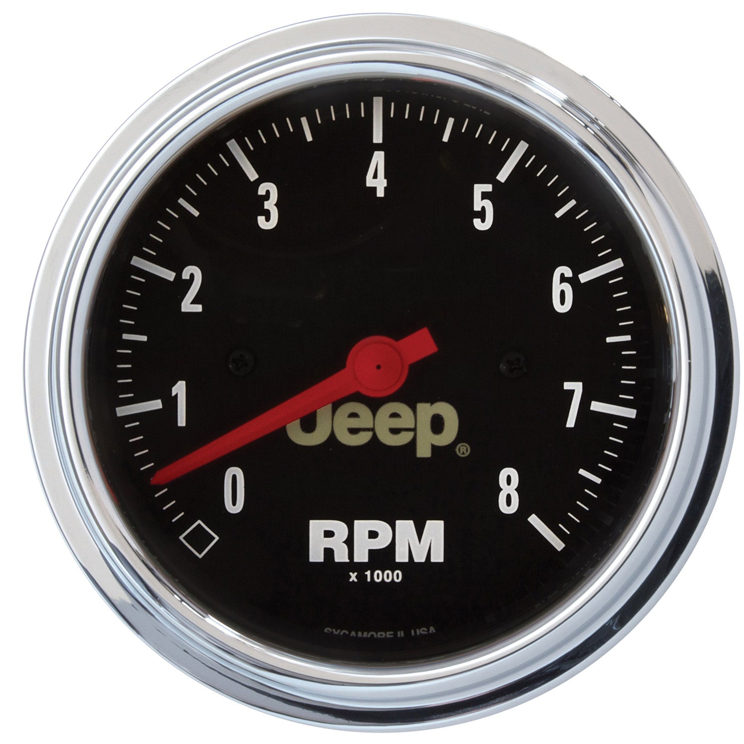 AutoMeter 880246 - GAUGE, TACHOMETER, 3 3/8", 8K RPM, IN-DASH, JEEP 3