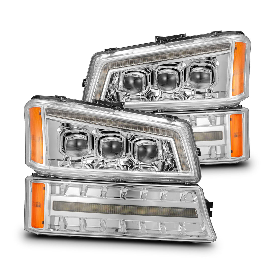 AlphaRex 880255 - Projector Headlights Chrome 2