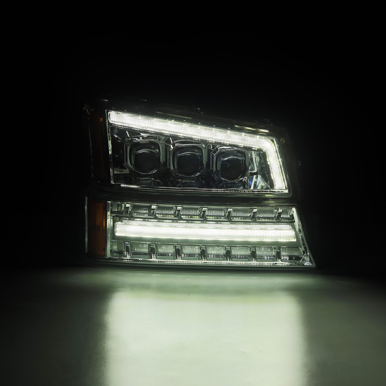 AlphaRex 880255 - Projector Headlights Chrome 4