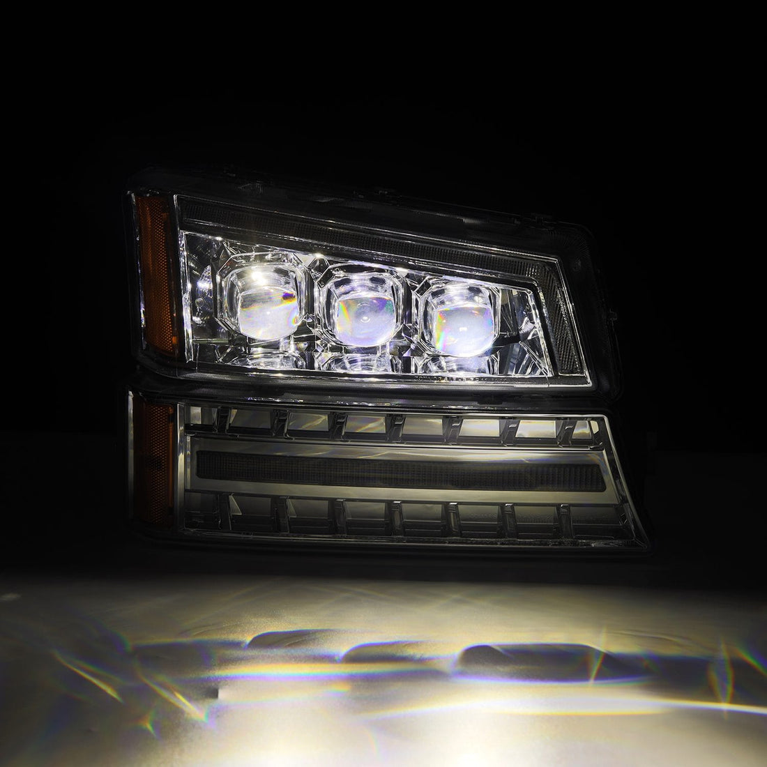 AlphaRex NA AlphaRex 880255 - Projector Headlights Chrome