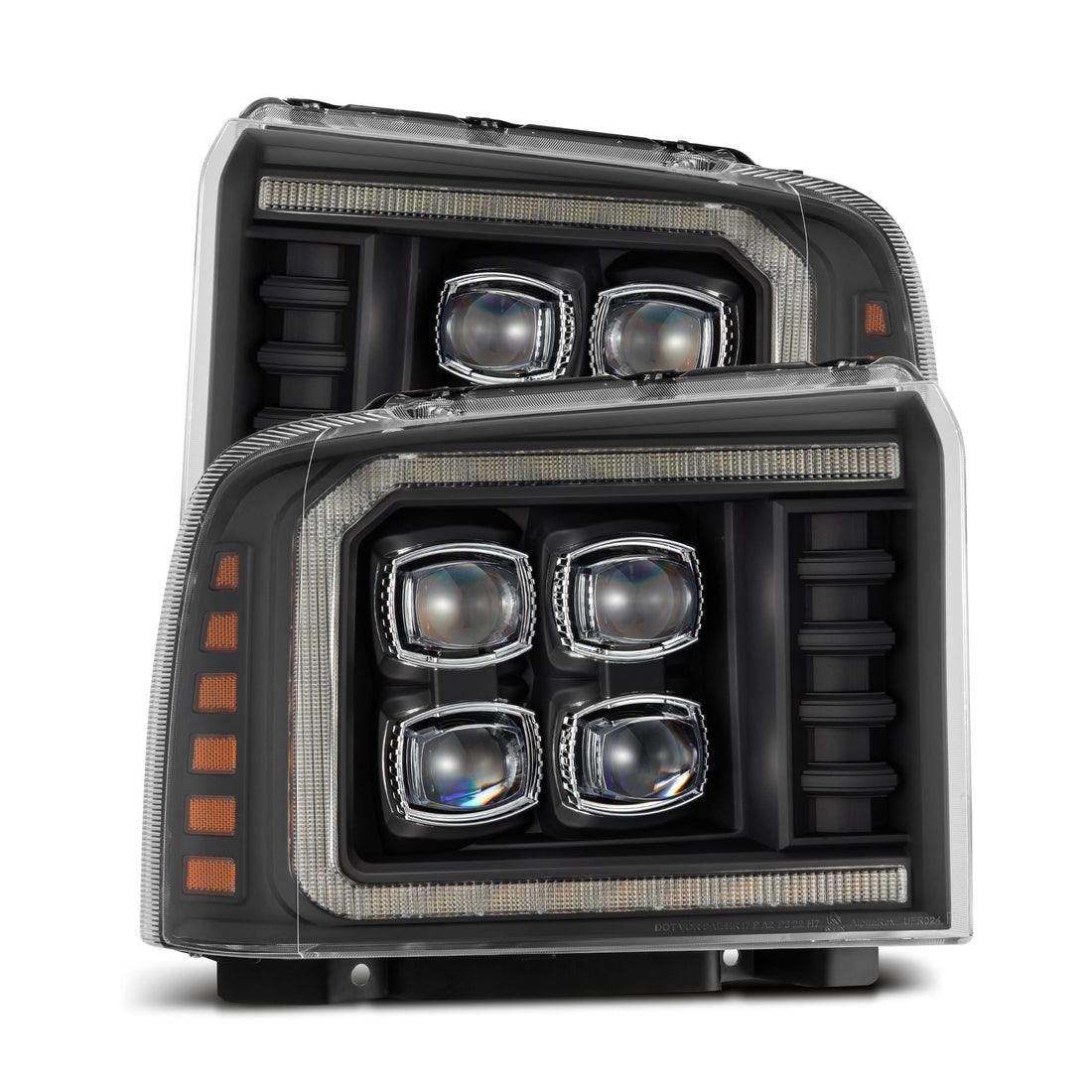 AlphaRex 880319 - Projector Headlights Black 2
