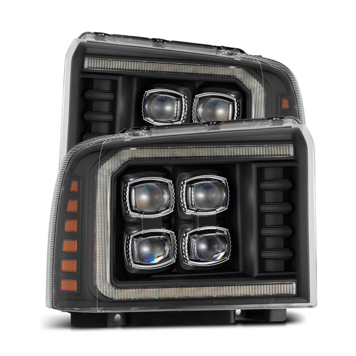 AlphaRex 880319 - Projector Headlights Black 2