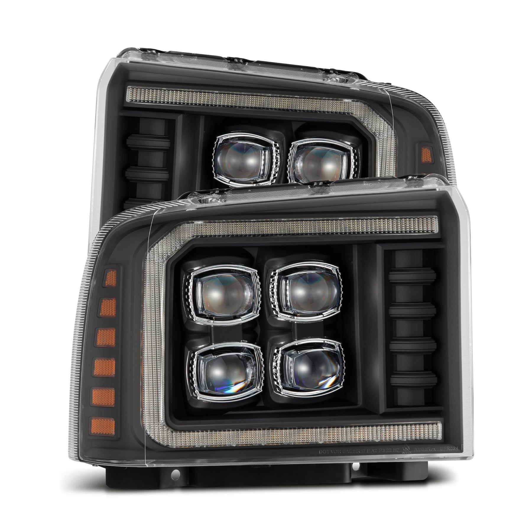 AlphaRex 880319 - Projector Headlights Black 2